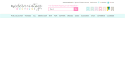 Desktop Screenshot of modernvintageboutique.com